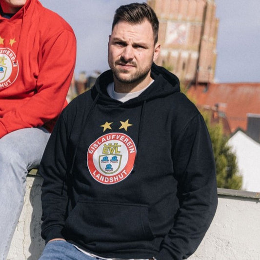 EVL-Hoodie "Logo" schwarz