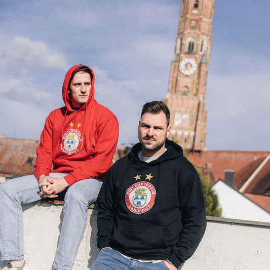 Kids-Hoodie "Logo" schwarz