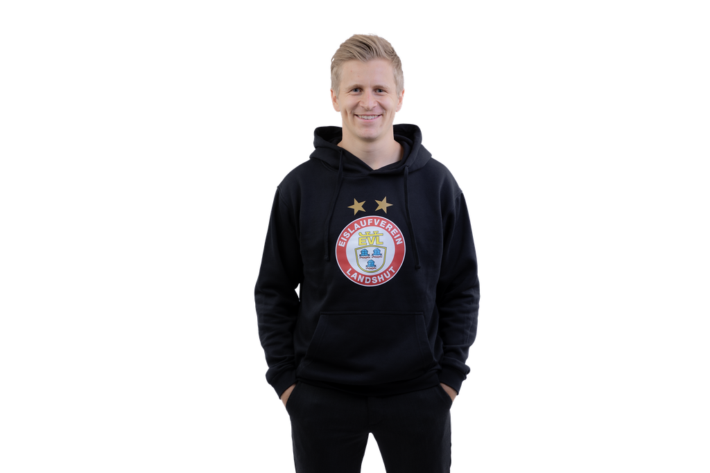 Kids-Hoodie "Logo" schwarz