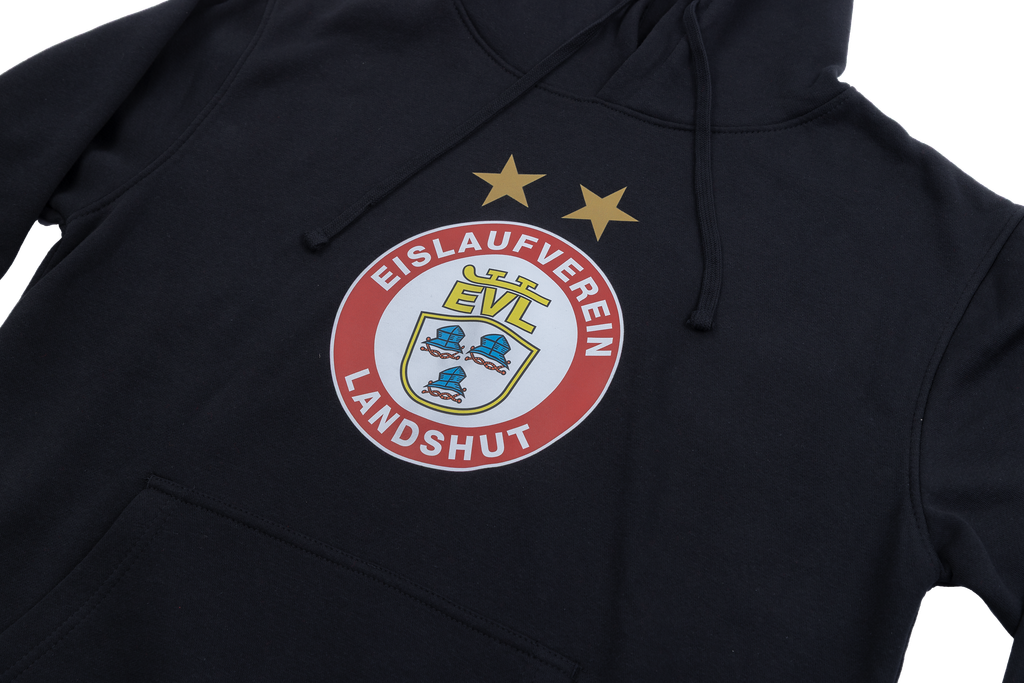 Kids-Hoodie "Logo" schwarz