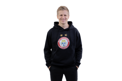 Kids-Hoodie "Logo" schwarz