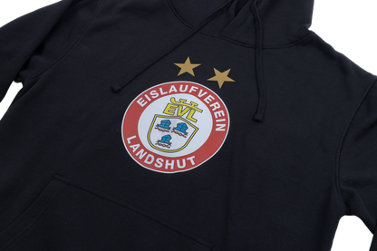 Kids-Hoodie "Logo" schwarz